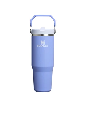 قمقمه استنلی نی دار مدل THE ICEFLOW FLIP STRAW TUMBLER (یاسی)