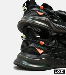 کفش کتانی مردانه و زنانه مشکی سبز نایک NIKE gravity