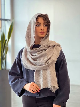 شال پاییزه لارما (طوسی)