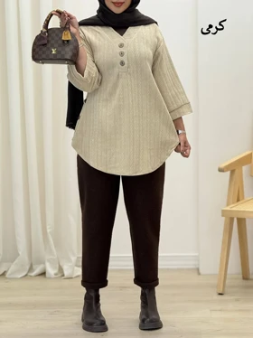 3873-شومیز پاییزه باران