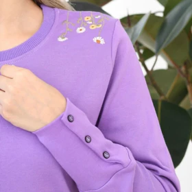 بلوز دورس سرشانه گلدوزی کد 325