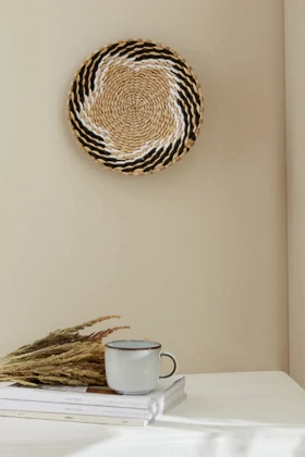 بشقاب دیواری دکوراتیو Karaca Home مدل Natale چوبی - چند رنگ