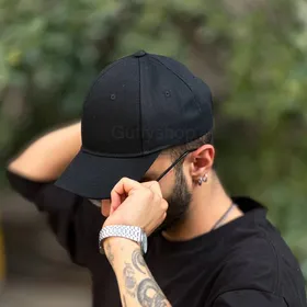 کلاه کپ نقاب کوتاه ساده