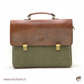 کیف چرم و برزنت اداری 30075