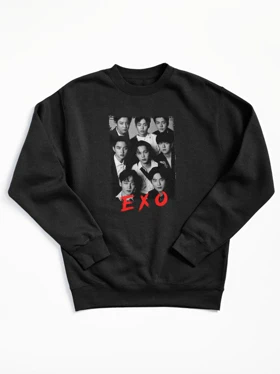 دورس EXO | دورس اکسو طرح EXO Kpop Group Members black کد 245910
