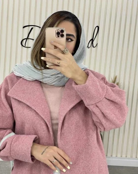 پالتو فوتر یقه برگشته(70)کد2891