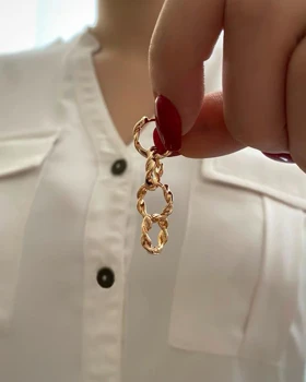 گوشواره حلقه‌ای موج ژوپینگ