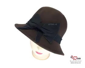 کلاه لبه دار شهرزادی مدل بغل پاپیون