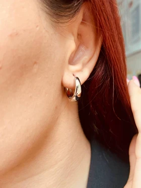 گوشواره حلقه ساده ژوپینگ M50