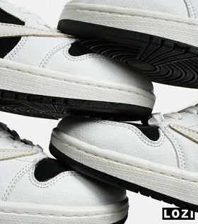 کفش کتانی مردانه سفید مشکی NIKE travis scott