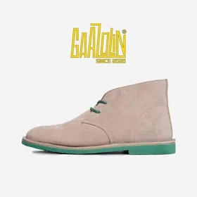 سافاری خاکی سبز جیر دور سبز - Safari Veldskoen C Design Dirty Sand time/Green S Green Line