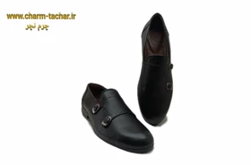 کالج دو سگک مردانه تمام چرم طبیعی