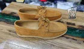 کالج چرم عسلی PULL AND BEAR