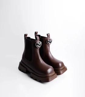 بوت دوطرف کش قلبی 4442 Pinki