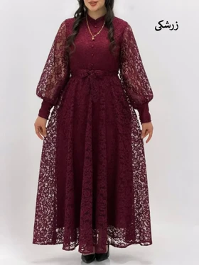 3579-پیراهن مزونی ماهرو