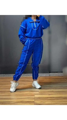 ست کراپ و شلوار رگه دوزی 1650