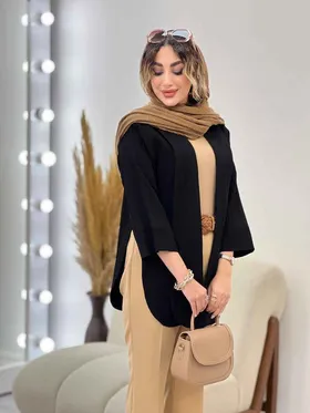 مانتو جلو باز پایین هلال