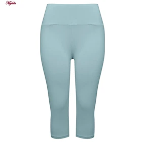 ست تیشرت و شلوارک ورزشی زنانه رنگ آبی روشن مدل 5223-697p