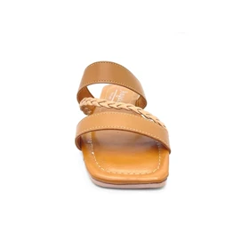 کفش صندل زنانه مدل sandal - 0020_Cognac
