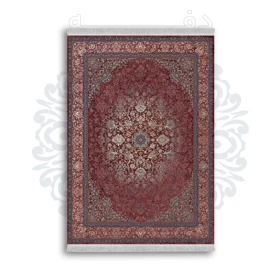 *جدید* فرشینه از جنس پارچه شانل مخمل ترک طرح فانتزی برند دفه کد 935