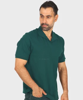 تیشرت یقه شکاری مردانه 1756