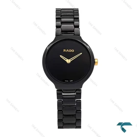 ساعت رادو زنانه سرامیکی عقربه طلایی Rado-6332-L