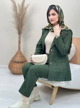 ست مانتو شلوار دینا