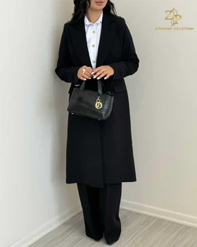 مانتو زنانه کرپ لاریک