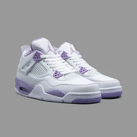 نایکی ایرجردن 4 اورئو بنفش Nike Air Jordan 4 Purple Oreo