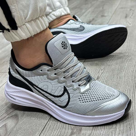کفش و کتانی مردانه مدل نایک NIKE ZOOM رنگ طوسی