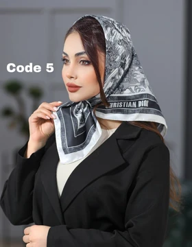 مینی اسکارف ابریشم وارداتی 4174