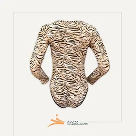 بادی آستین بلند ببری لاکرا پنبه برند تی بی ان