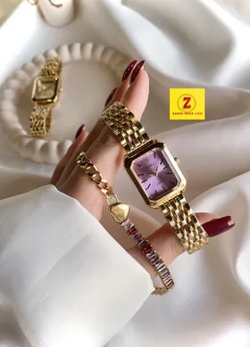 ساعت شرکتی زنانه مستطیلی اچنگی
