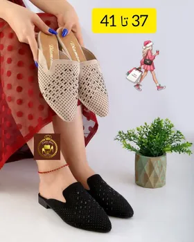 صندل نگینی پشت‌باز زنانه دیاموند