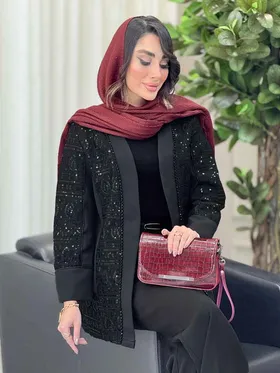 مانتو پولک دوزی روشنا