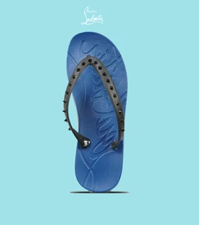 اسلیپر انگشتی آبی قرمز Christian Louboutin