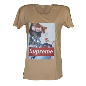 تیشرت زنانه فانتزی وارداتی پولکدوزی