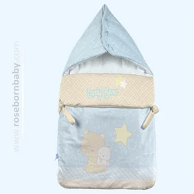 قنداق فرنگی زیپ‌دار رزبرن طرح lovely bear