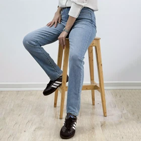 شلوار جین مام فیت 1007493