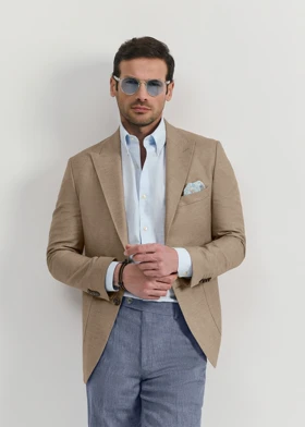 کت دو دکمه لینن 2510205