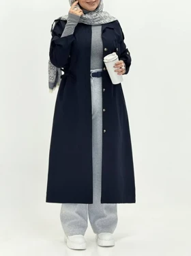 3547-بارانی بلند آلما