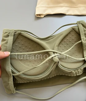 نیم‌تنه دکلته لیزری پشت بندی