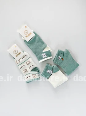 جوراب مچی نخ پنبه طرح خرگوش