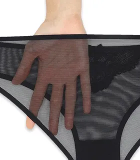 شورت زنانه اسلیپ حریر و دانتل Neev نیو کد 816 مشکی Black