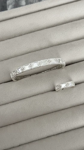 ست دستبند و انگشتر ونکلیف