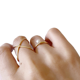 انگشتر مروارید نقره Pearl Ring