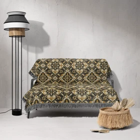 شال مبل ریش دار classic 214