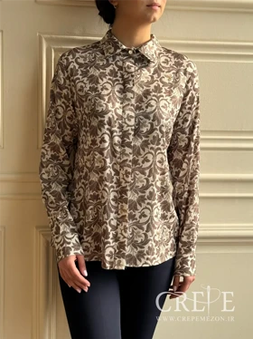 شومیز یقه مردانه طرحدار