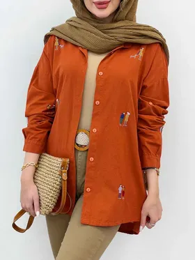 مانتو گلدوزی کارولین