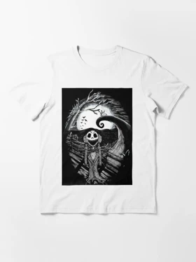 تیشرت کابوس پیش از کریسمس تیشرت Nightmare Before Christmas طرح Pumpkin Scream Essential
